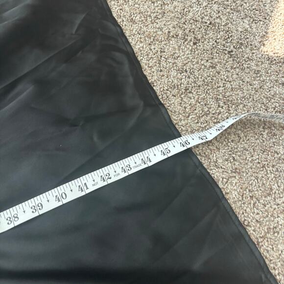 NWT Bella Barnett Women’s Black Slip Dress L Formal Wedding Guest Black Tie Sexy - Picture 9 of 12